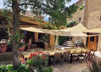 Santosha al fresco dining
